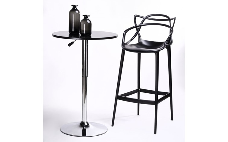 Krzesło Barowe HILO PREMIUM 75cm Czarny