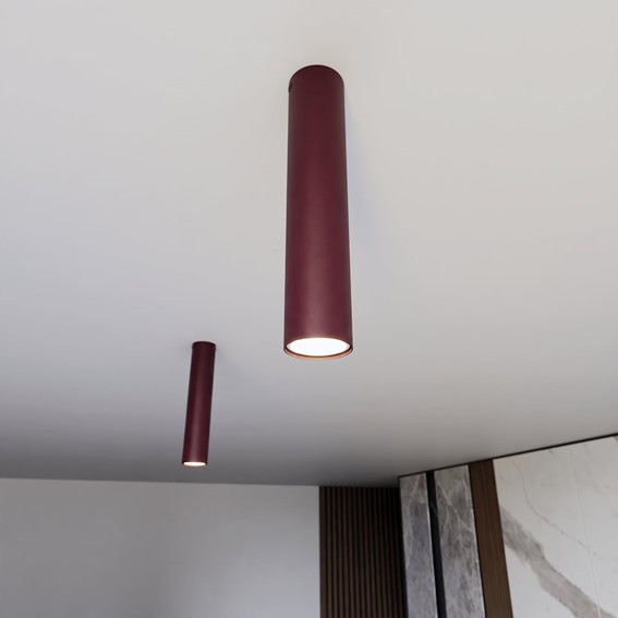 Lampa Sufitowa TECNO 1M Burgundowy