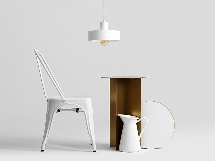 Lampa Wisząca Fay 1 M 25x15x90 Biały