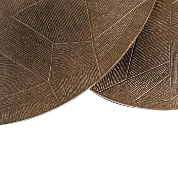 Zestaw Stolików Kawowych TULUM Złoty