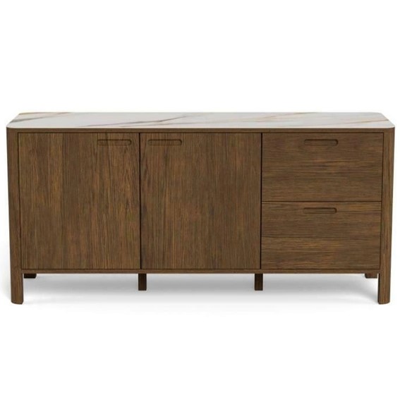 Komoda SOUTHAMPTON 160 cm Dąb Dymiony