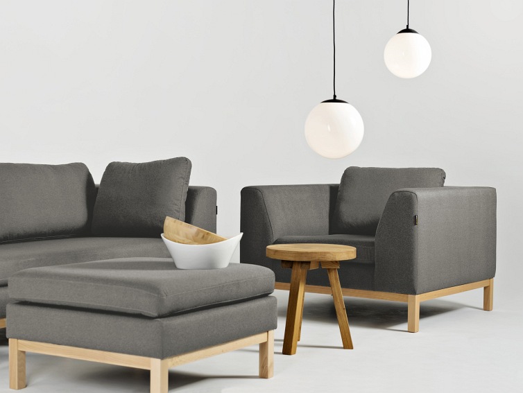 Fotel Ambient Wood 110x98x67 Kwarc/Naturalny