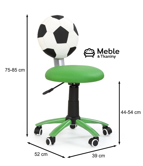 Fotel Młodzieżowy GOL Zielony