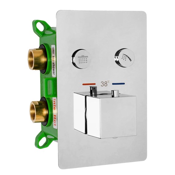 Zestaw Natryskowy FENIX-DAVIS z Termostatem Chrom