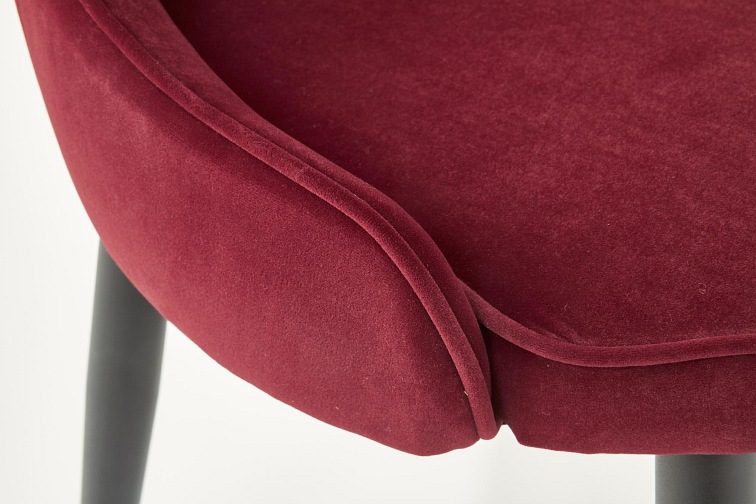 Krzesło K366 Czarny/Bordowy