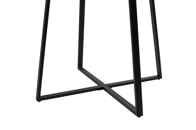 Stół CARAT fi100 Czarny/Marmur