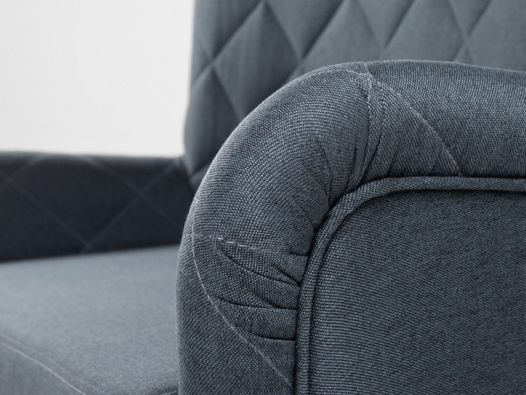 Sofa 2 os. Karro 137x90x103 Głębia Oceanu/Naturalny