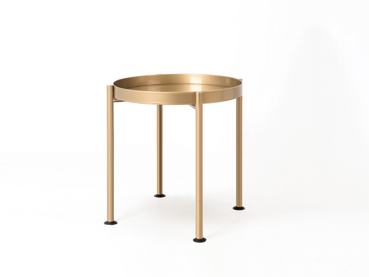 Stół Kawowy Hanna Metal 1F 40x45 Złoty