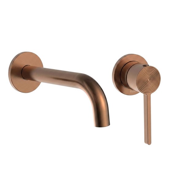 Bateria Umywalkowa Podtynkowa FOSTER Miedź Szczotkowana