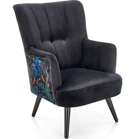 Fotel Wypoczynkowy PAGONI Czarny