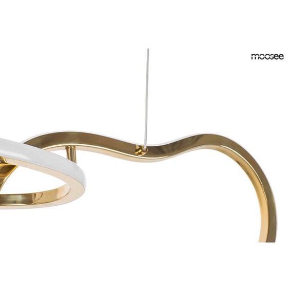 Lampa Wisząca JAZZ 5 Złoty/Biały