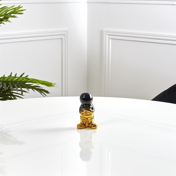 Figurka Dekoracyjna ASTRONAUTA Czarny