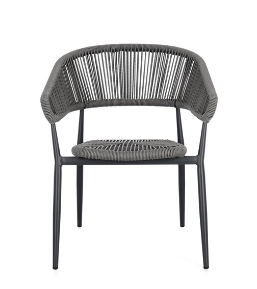 Krzesło Ogrodowe ALGAIDA Szary