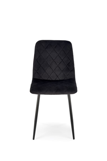 Krzesło K525 Velvet Czarny/Czarny