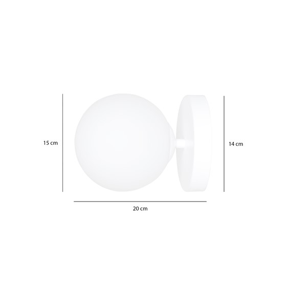 Kinkiet BIOR K1 Biały