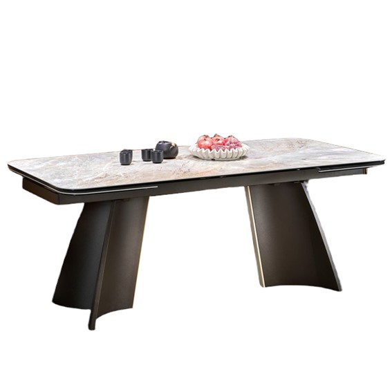 Stół Rozkładany VESNA (180-260)x90 Beżowy Marmur