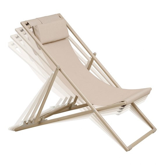 Krzesło Plażowe CURTIS Beżowy