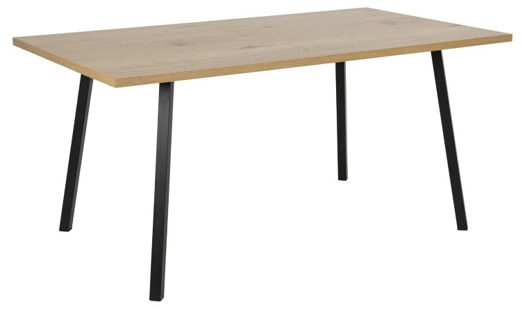 Stół Cenny 90x160 Czarny/Dąb