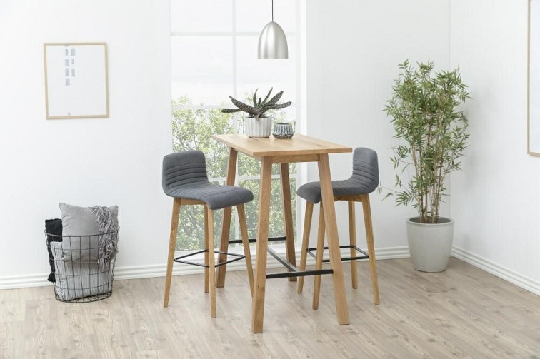 Stołek Barowy Arosa 47x44x101 Antracyt