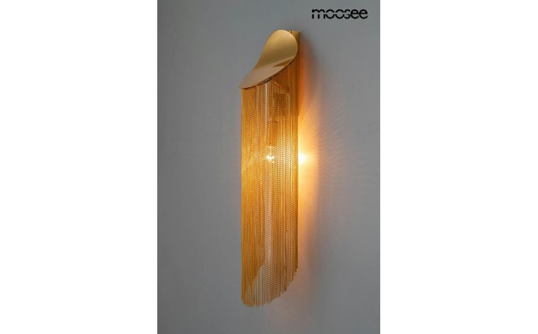 Lampa Ścienna LAMBADA Złoty