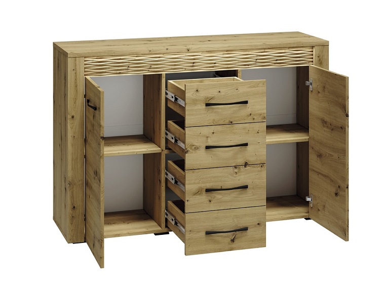 Komoda Artis 07 40x138x94 Dąb Artisan