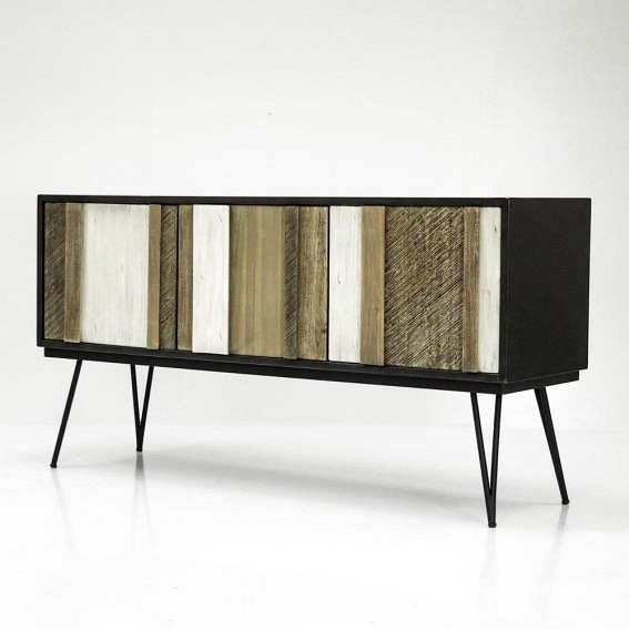 Komoda Adesso D01 45x155x80 Czarny