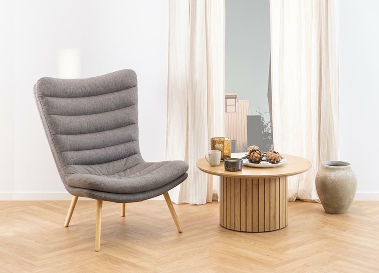 Stolik Kawowy YALE 80cm Dąb