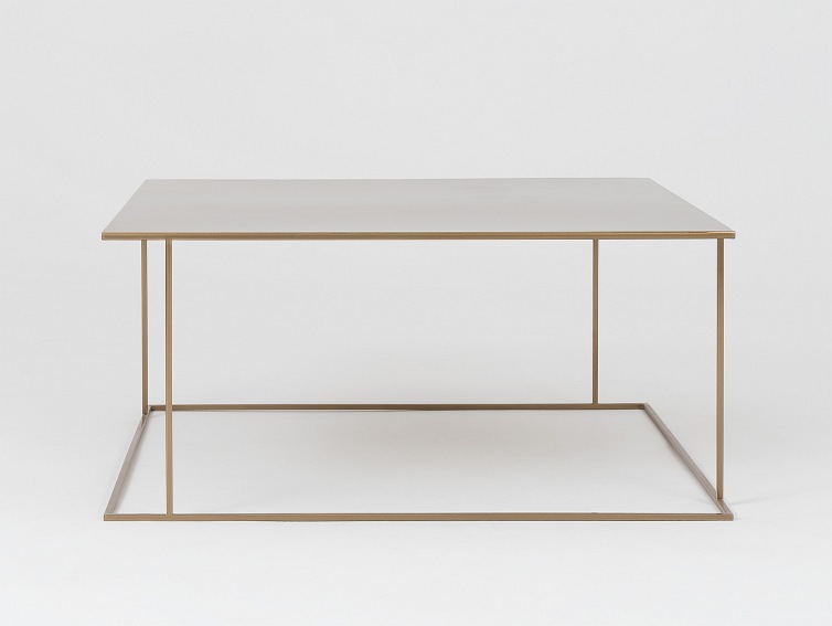 Stół Kawowy Walt Metal 100x100 Złoty