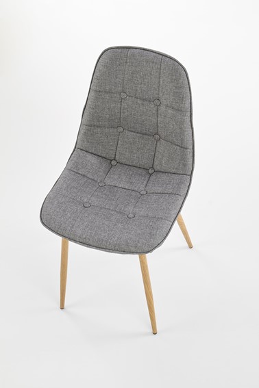 Krzesło K316 Dąb Miodowy/Popielaty