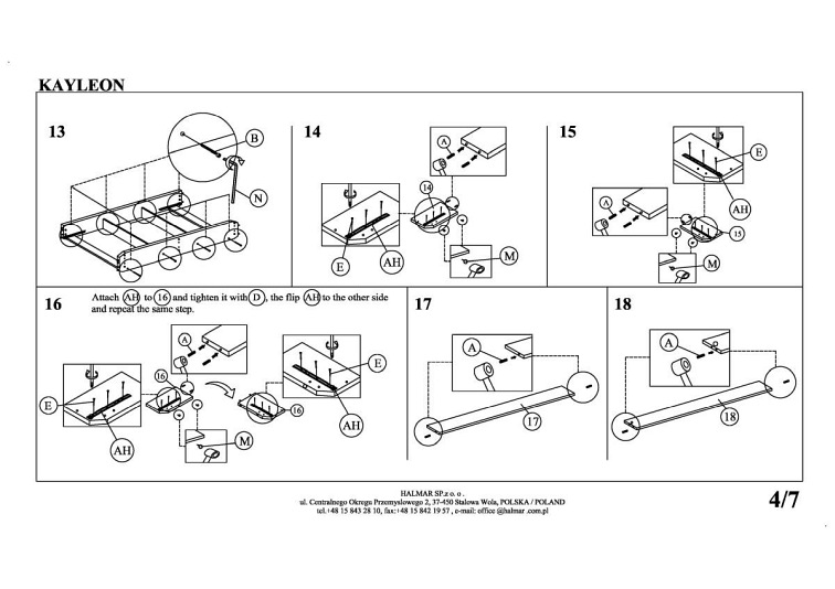 Łóżko z Szufladami Kayleon 165x217 Beżowy