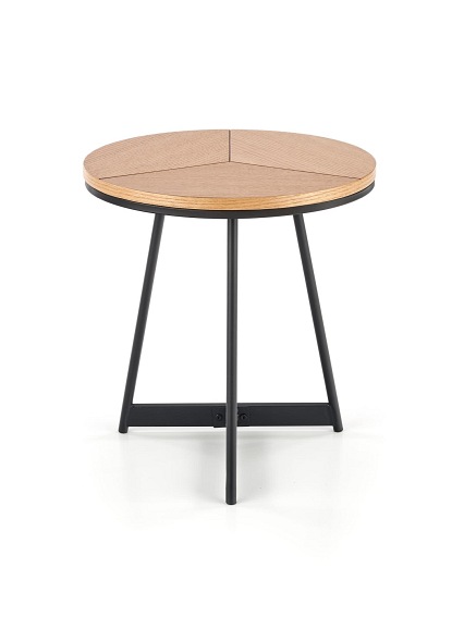 Ława KARIDA-S fi45 Dąb Naturalny/Czarny