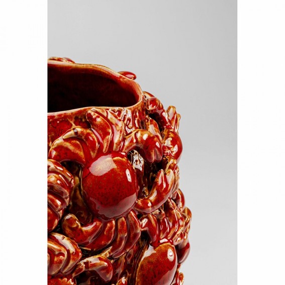 Wazon CRABS 39cm Czerwony