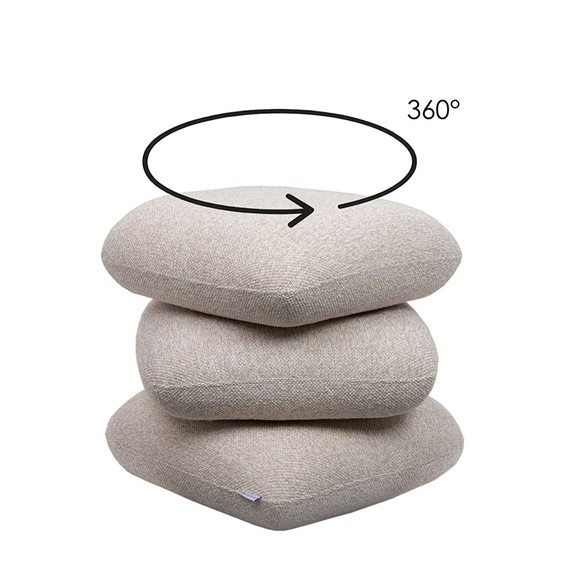 Pufa Obrotowa STONES Beżowy