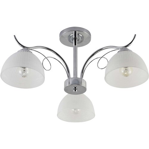 Żyrandol ODYS 3 Biały/Chromowany