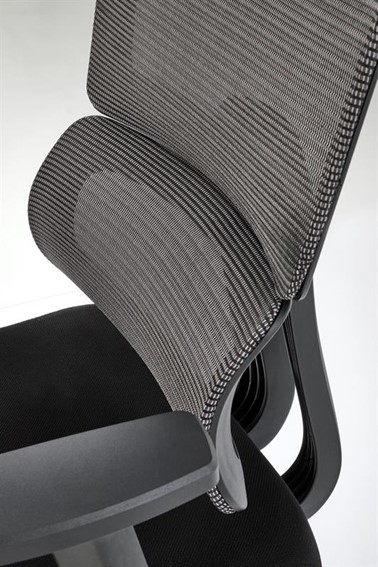 Fotel Gabinetowy PABLO Czarny/Popielaty