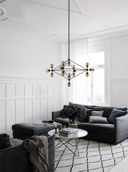 Lampa wisząca PLANETARIO 15 Dymiony