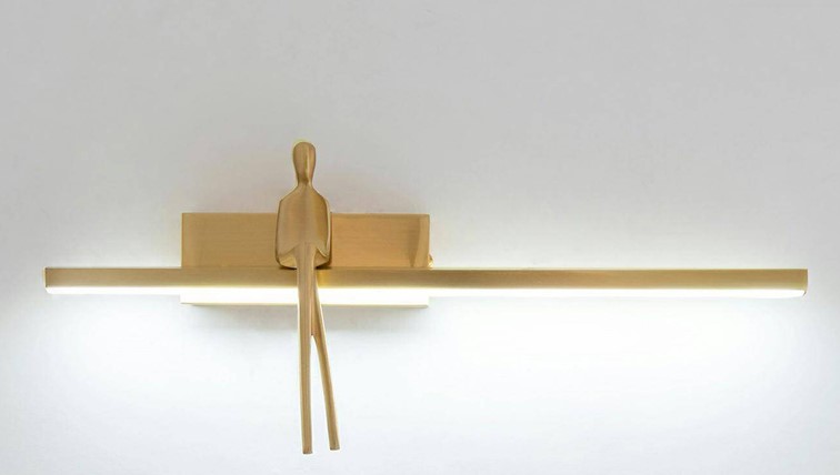 Lampa Ścienna BOY Złoty