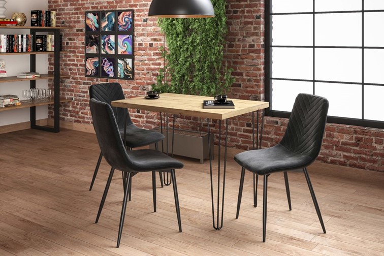 Stół ST(B)-FX 67x101 III Dąb Artisan/Czarny