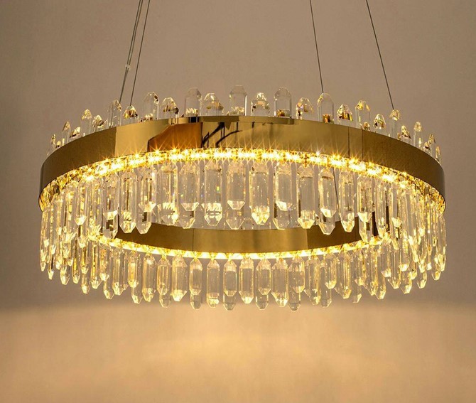 Lampa Wisząca AMIRA 60 Złoty