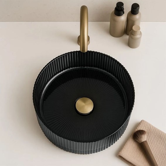 Umywalka Nablatowa INGRID Czarny