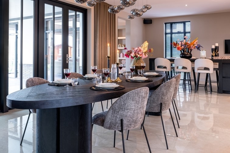 Stół LILY 330x120 Czarny