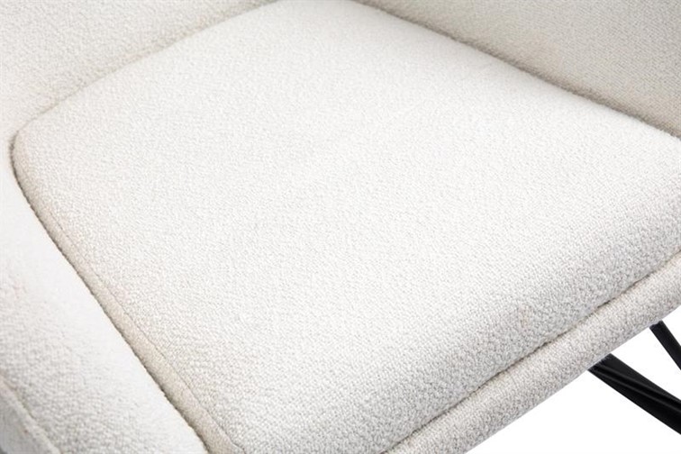 Fotel Wypoczynkowy LIBERTO 3 Czarny/Biały