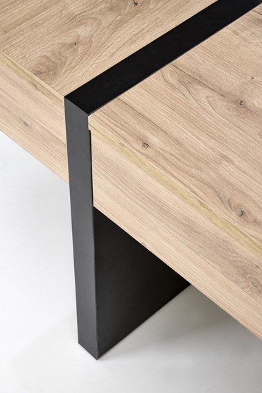 Ława SEVILLA S Dąb Craft/Czarny