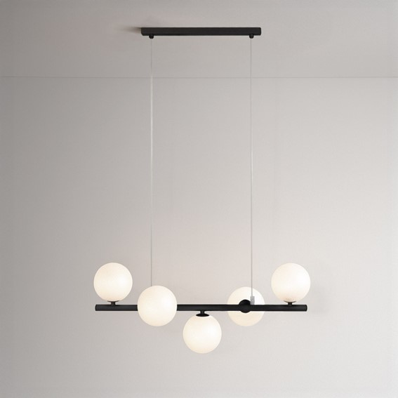 Lampa Wisząca FILO K-5851 Biały/Czarny