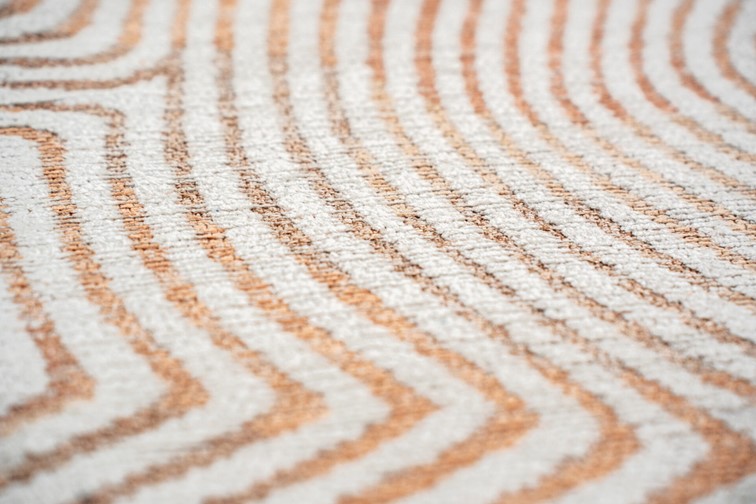 Dywan CORAL Indian Sand Round 9800 240x240 cm Beżowy/Pomarańczowy