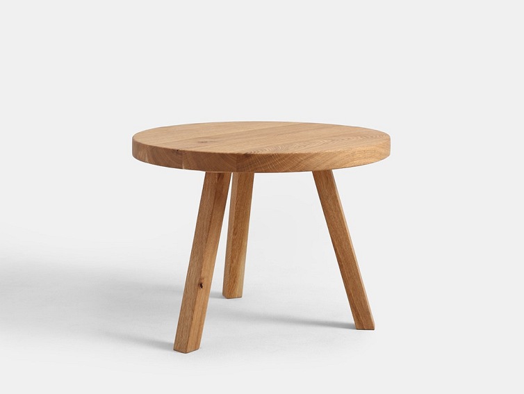 Stół Kawowy Treben 60x45 Dąb Lity Gładki