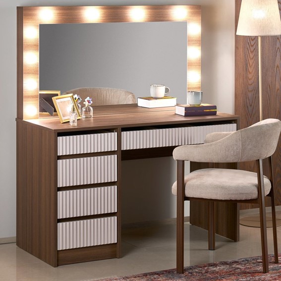 Toaletka HOLLYWOOD 2 XL Kaszmir/Orzech