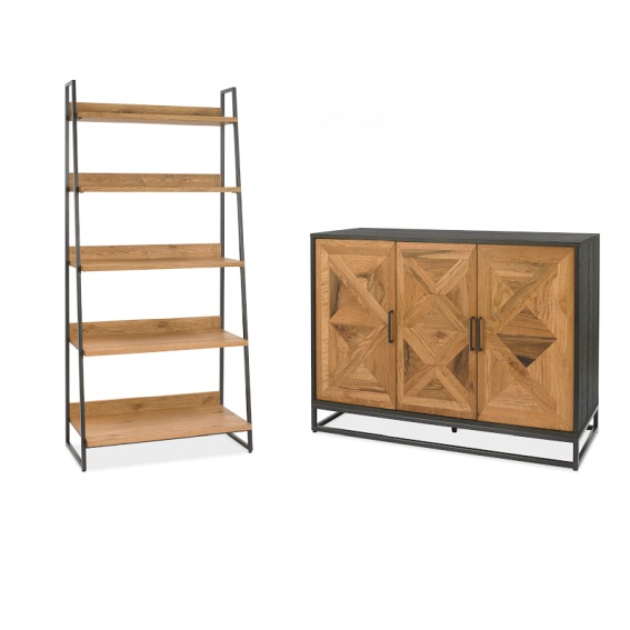 Zestaw Indus – Regał IN29-5 + Komoda IN20-1
