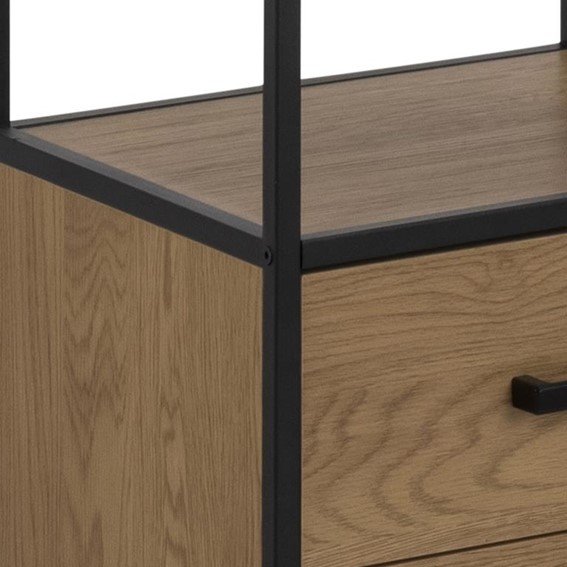 Słupek z Szufladami SEAFORD Naturalny