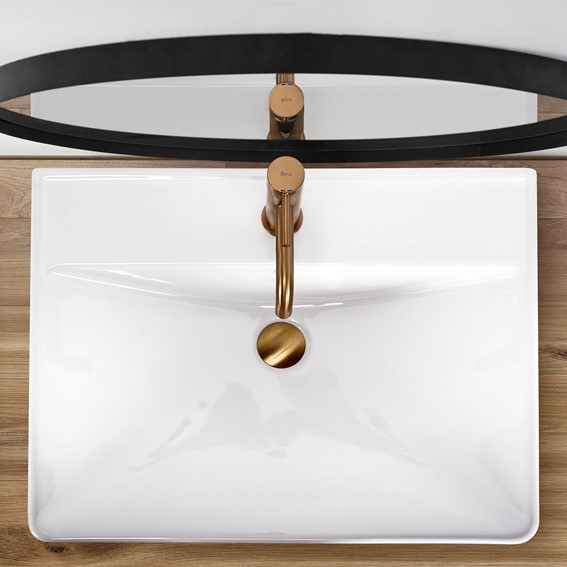 Umywalka Wpuszczana ALISHA Biały